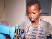 Maxamed Macallin Xaamud, mid ka mid ah Ardayda ka qalin jabisay Xarunta Bulsho Technical and Vocational Training Center ee Marko, July illaa December 2020.