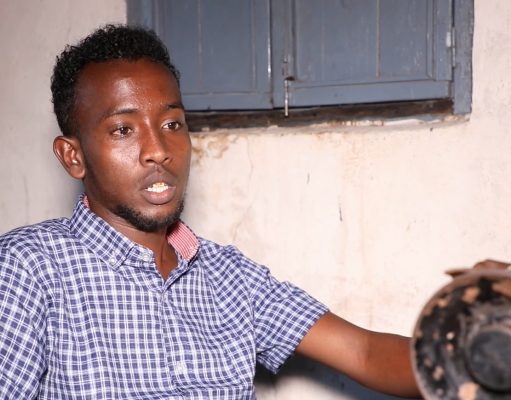 Xasan Maxamed Cabdullaahi, mid ka mid ah Ardayda ka qalin jabisay Xarunta Bulsho Technical and Vocational Training Center ee Marko, July illaa December 2020.