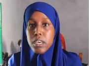 Habiba Abdulkadir Nor, is one of the Students studying at the Bulsho Technical and Vocational Training Center in Merca. #PeaceandProsperity