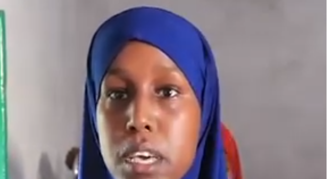 Habiba Abdulkadir Nor, is one of the Students studying at the Bulsho Technical and Vocational Training Center in Merca. #PeaceandProsperity