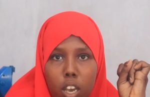 Fartuun Cabdulqaadir Nuur, is one of the Students studying at the Bulsho Technical and Vocational Training Center in Merca